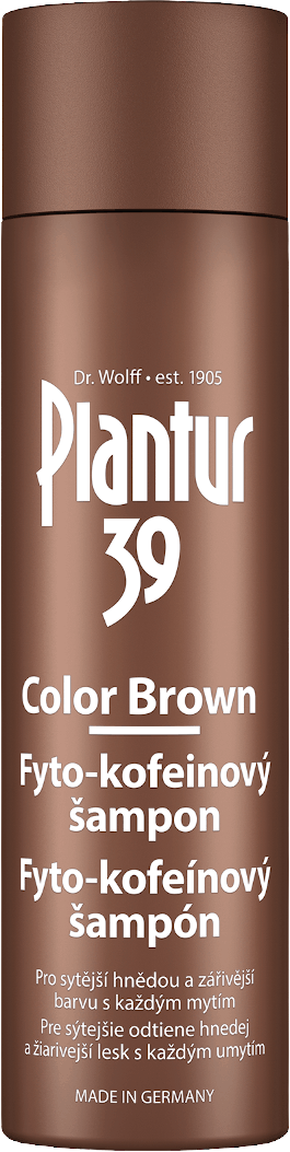 Fotografie Plantur39 Color Brown Fyto-kofeinový šampon 250ml