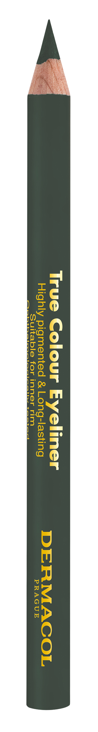 DERMACOL True colour Dřevěná tužka na oči - Army Green 4 g