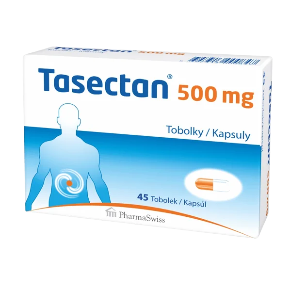 Fotografie TASECTAN 500 mg 45 tobolek