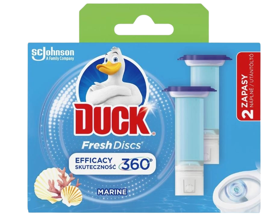 DUCK WC blok Fresh Discs Marine náplň 2 x 36 ml