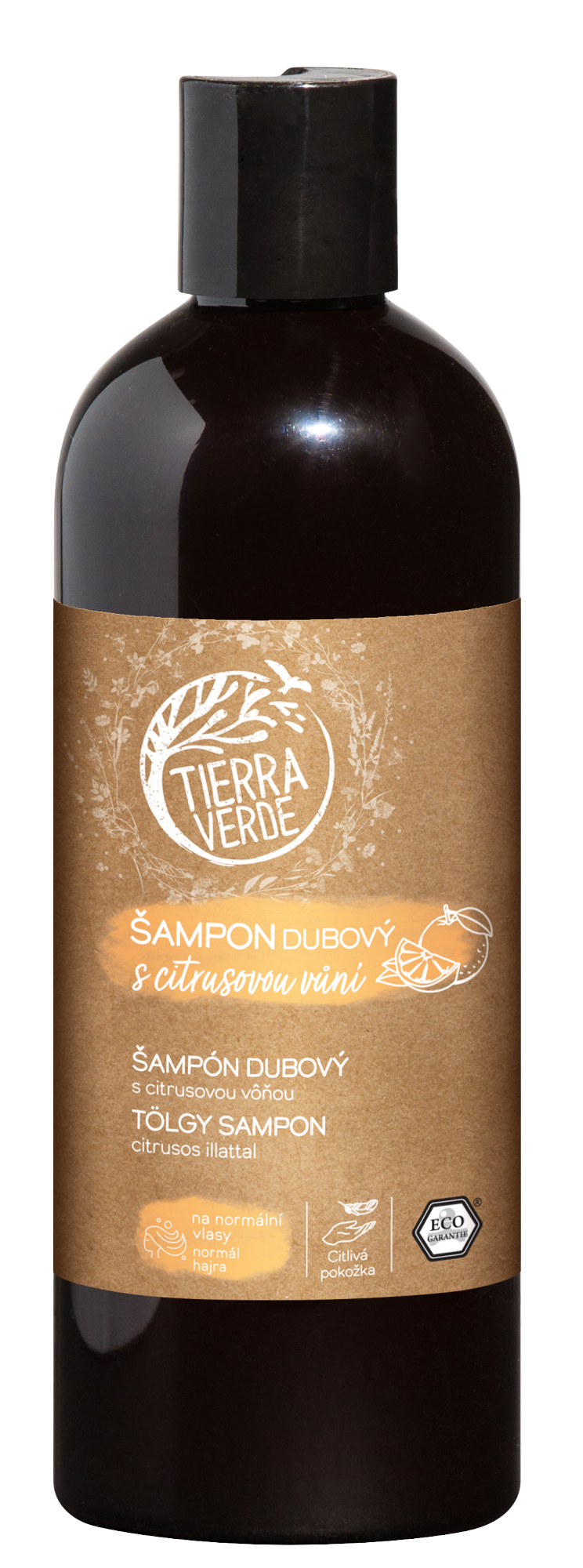 TIERRA VERDE Šampon dubový s citrusovou vůní 500 ml
