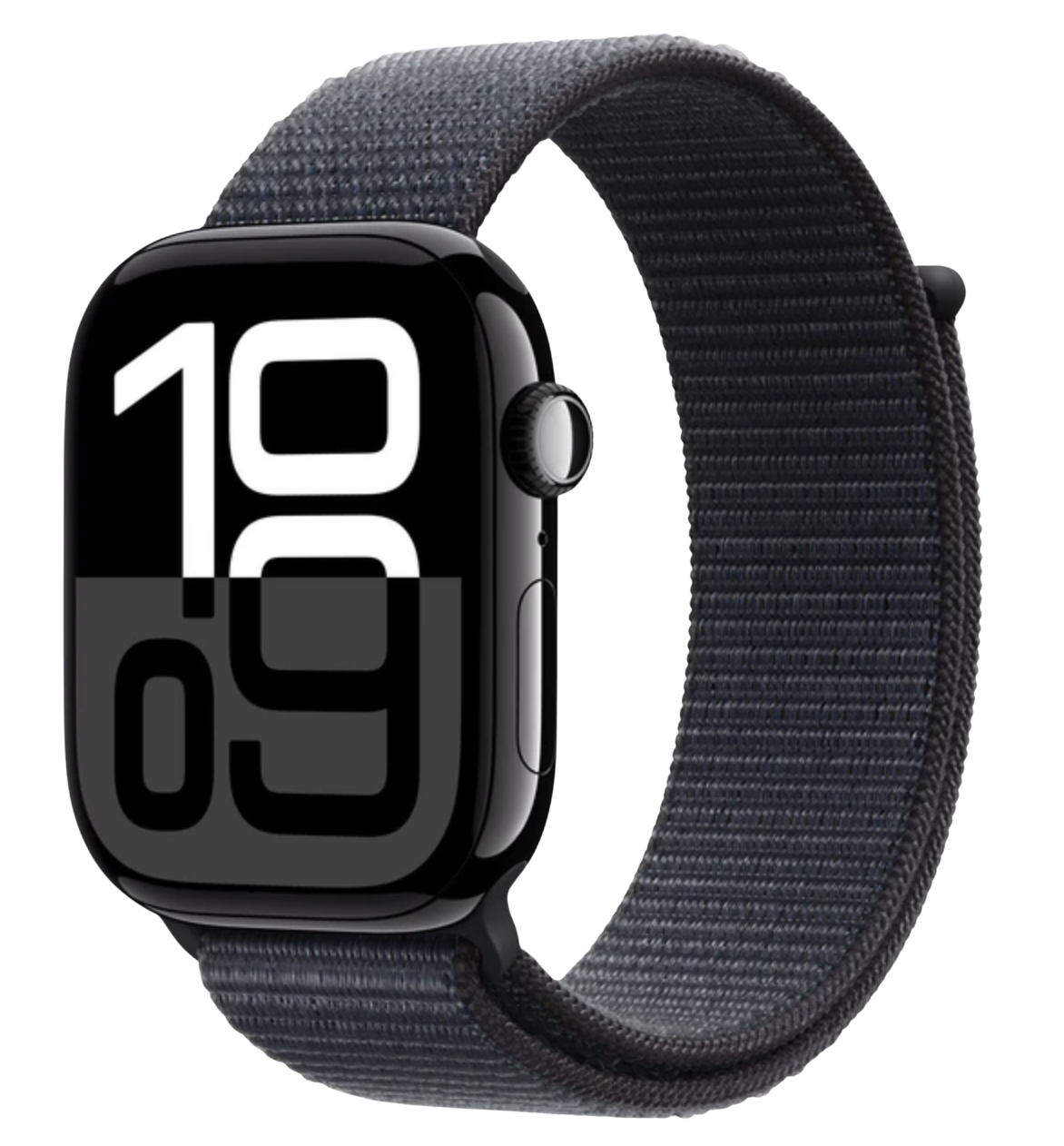 APPLE Watch Series 10 GPS 46mm Jet Black Aluminium Case with Ink Sport Loop