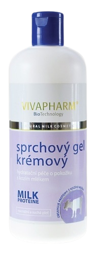 VivaPharm Kozí sprchový gél krémový 400 ml
