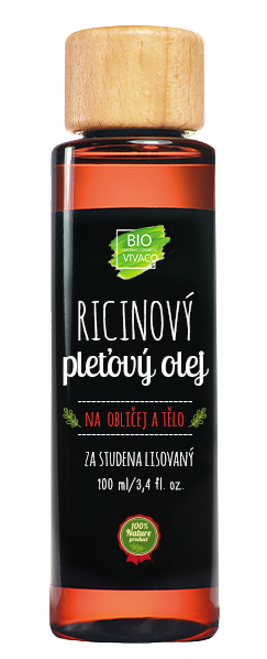 Fotografie VIVACO BIO Ricinový olej na tělo a vlasy 100 ml
