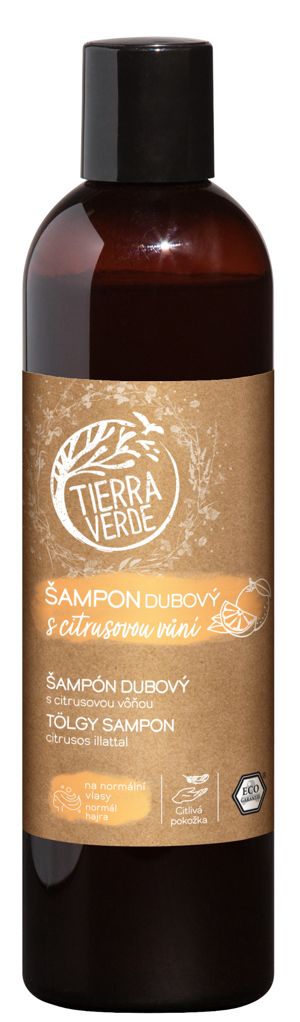 TIERRA VERDE Šampon dubový s citrusovou vůní 300 ml