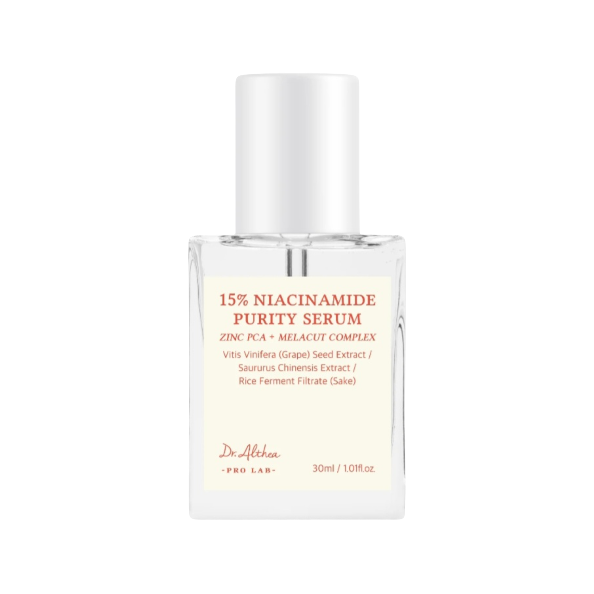 Fotografie DR. ALTHEA Rozjasňující sérum s niacinamidem a zinkem 30 ml