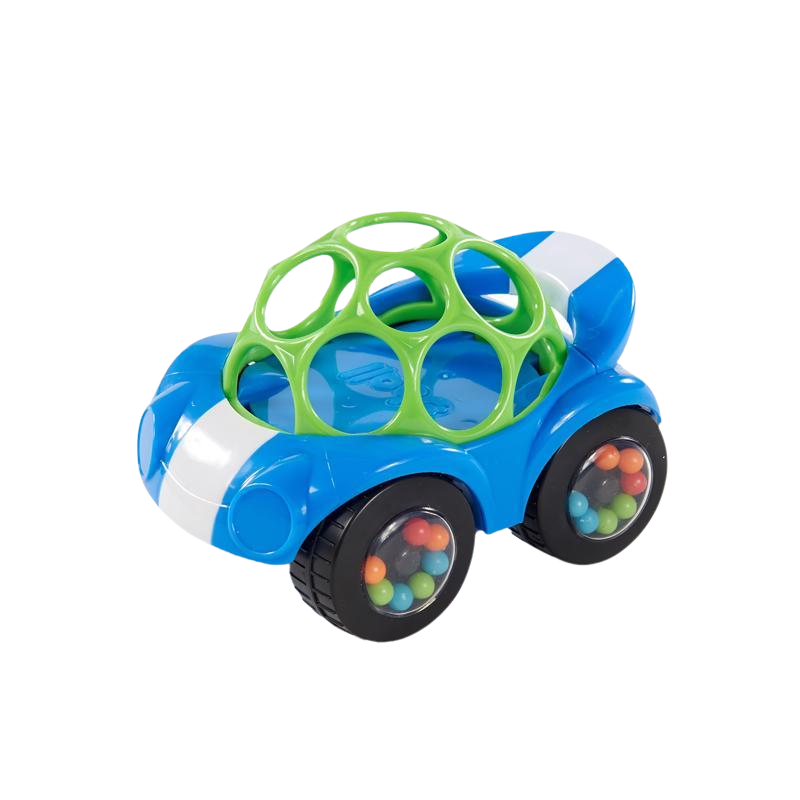 OBALL Hračka autíčko Rattle&Roll™, modré 3m+