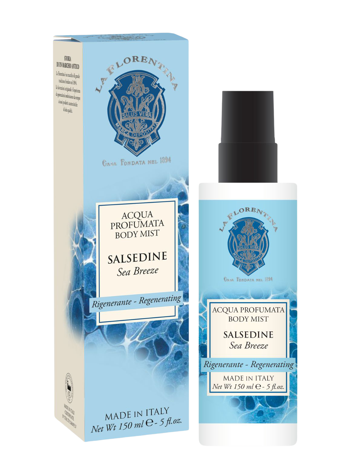 LA FLORENTINA Parfémovaná tělová voda, Salsedine 150 ml