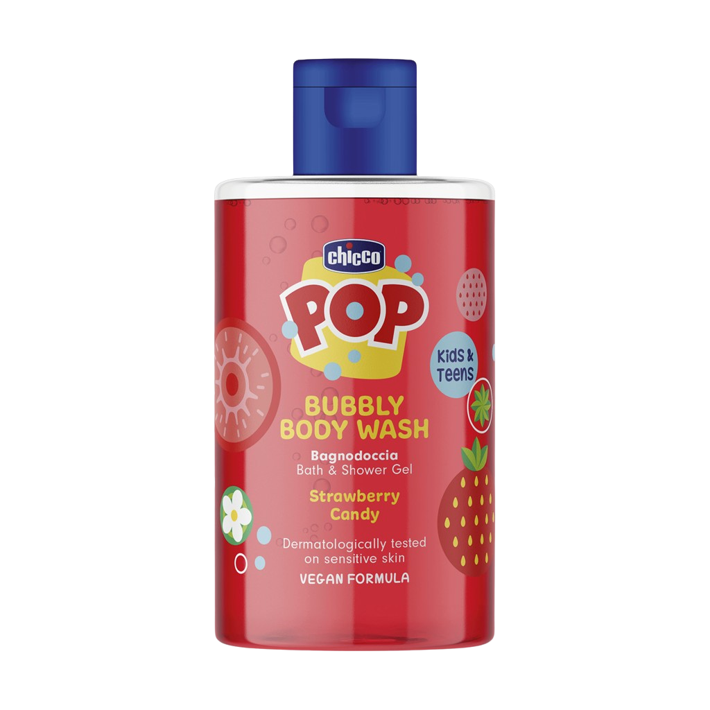 CHICCO Gel sprchový Pop Strawberry candy 300 ml