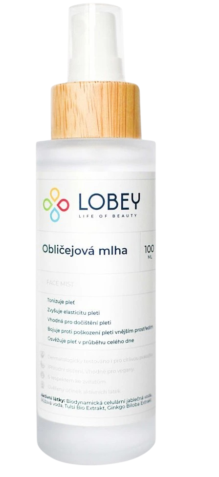 LOBEY Obličejová tonizační mlha 100 ml