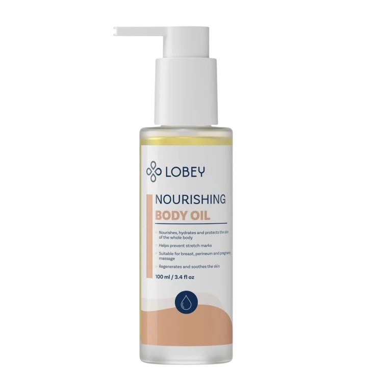 Fotografie LOBEY Pěstící tělový olej 100 ml