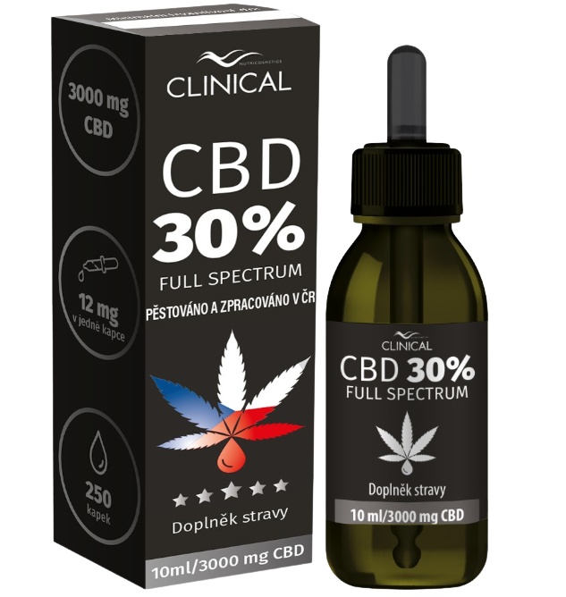 Fotografie CLINICAL CBD 30% Full Spectrum 10 ml