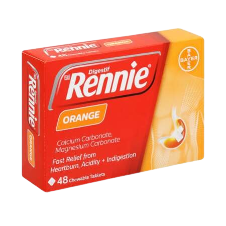 RENNIE S príchuťou pomaranča 680 mg/80 mg 48 tabliet kúpite na Pilulka.sk