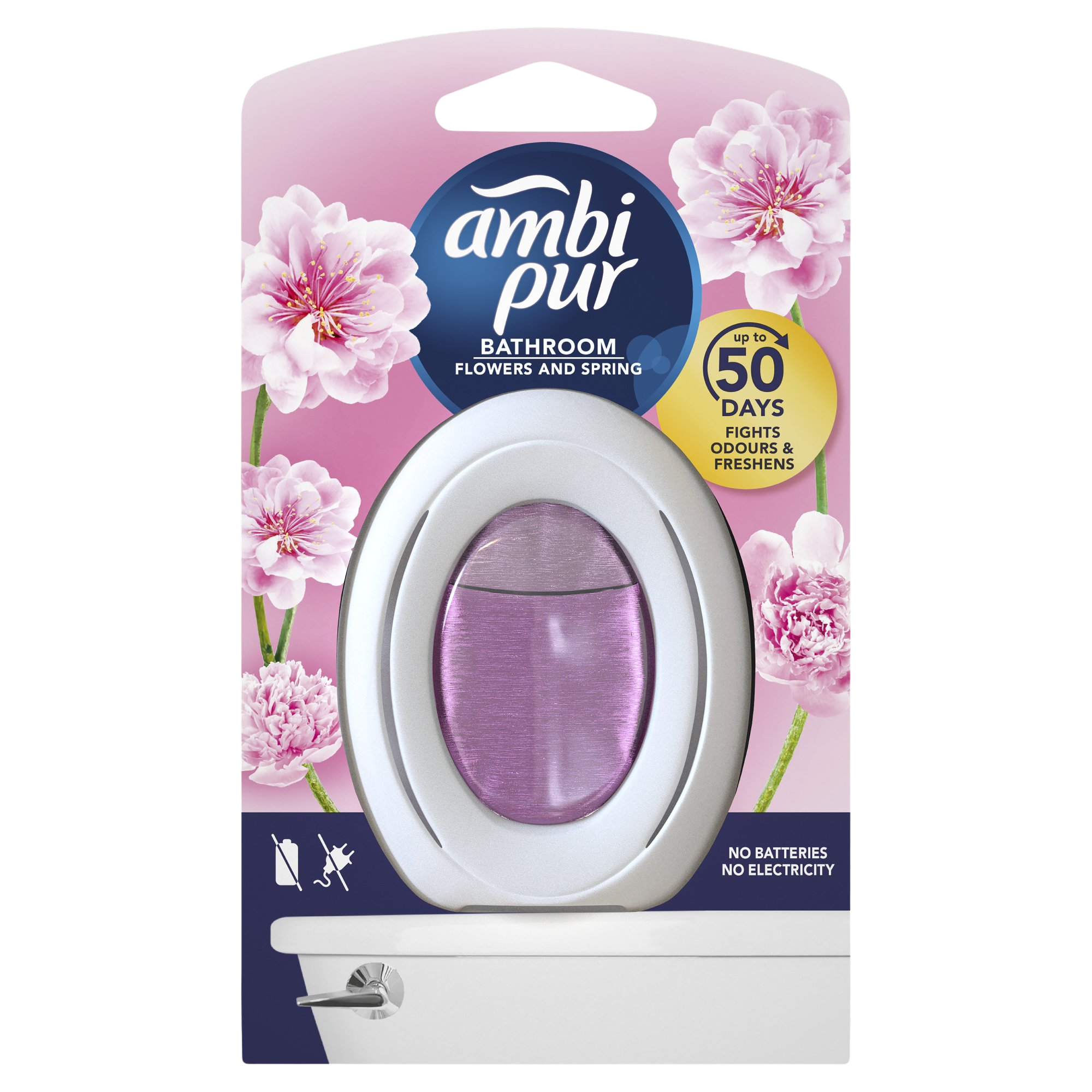 Ambipur Bathroom Flowers And Spring Osviežovač Vzduchu 7.5 Ml