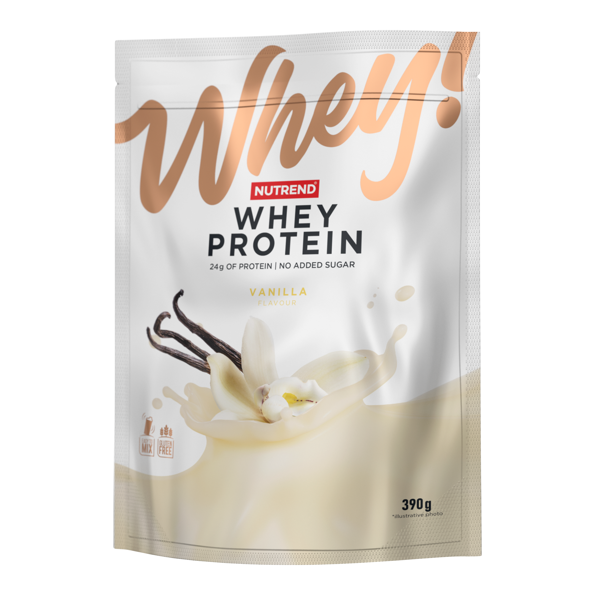 Fotografie NUTREND Whey Protein, vanilka 390 g