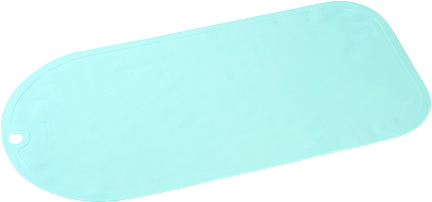 BABYONO Podložka protiskluzová do vany tyrkysová 35 x 70 cm