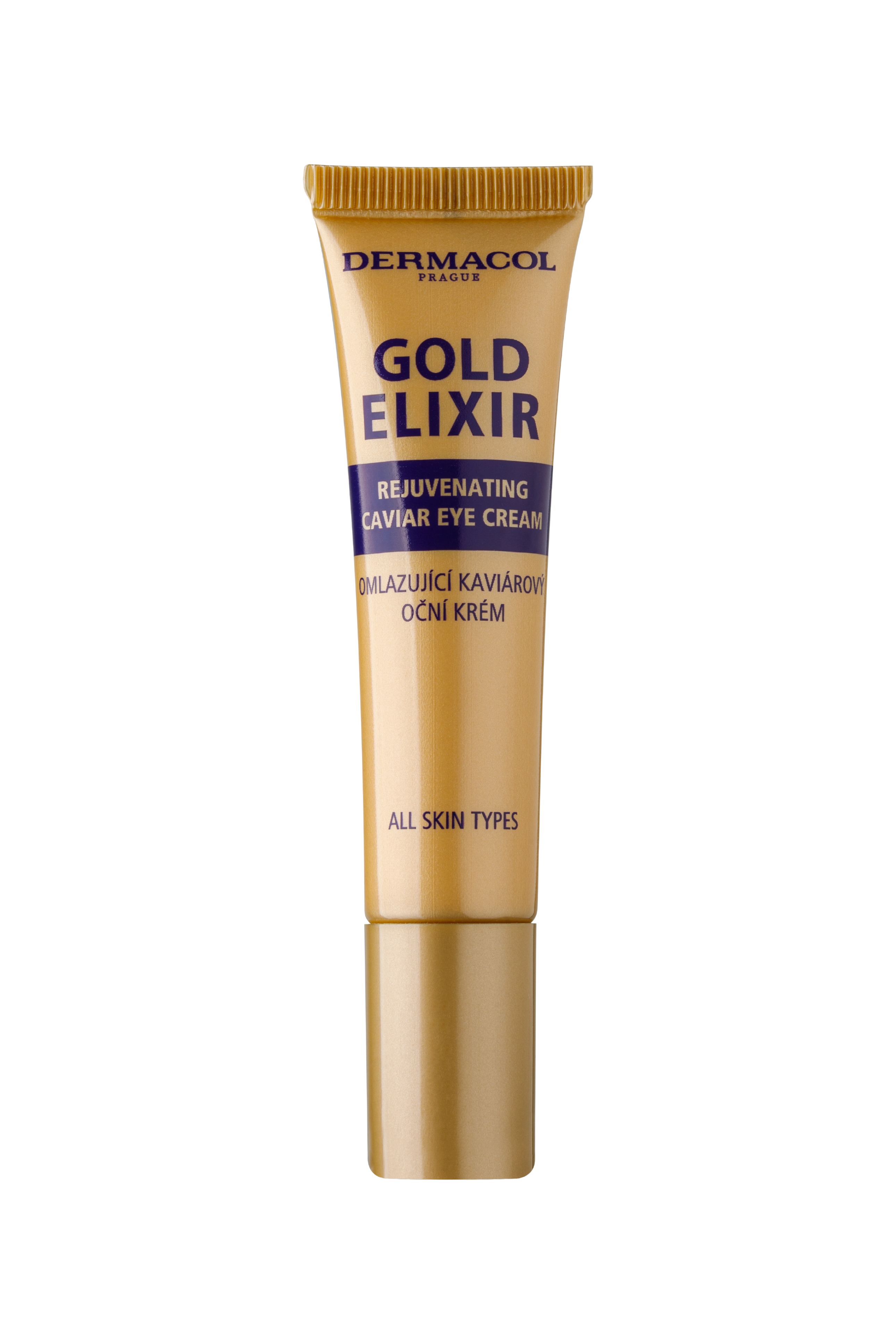 Fotografie DERMACOL Gold elixir omlazující kaviárový oční krém 15 ml