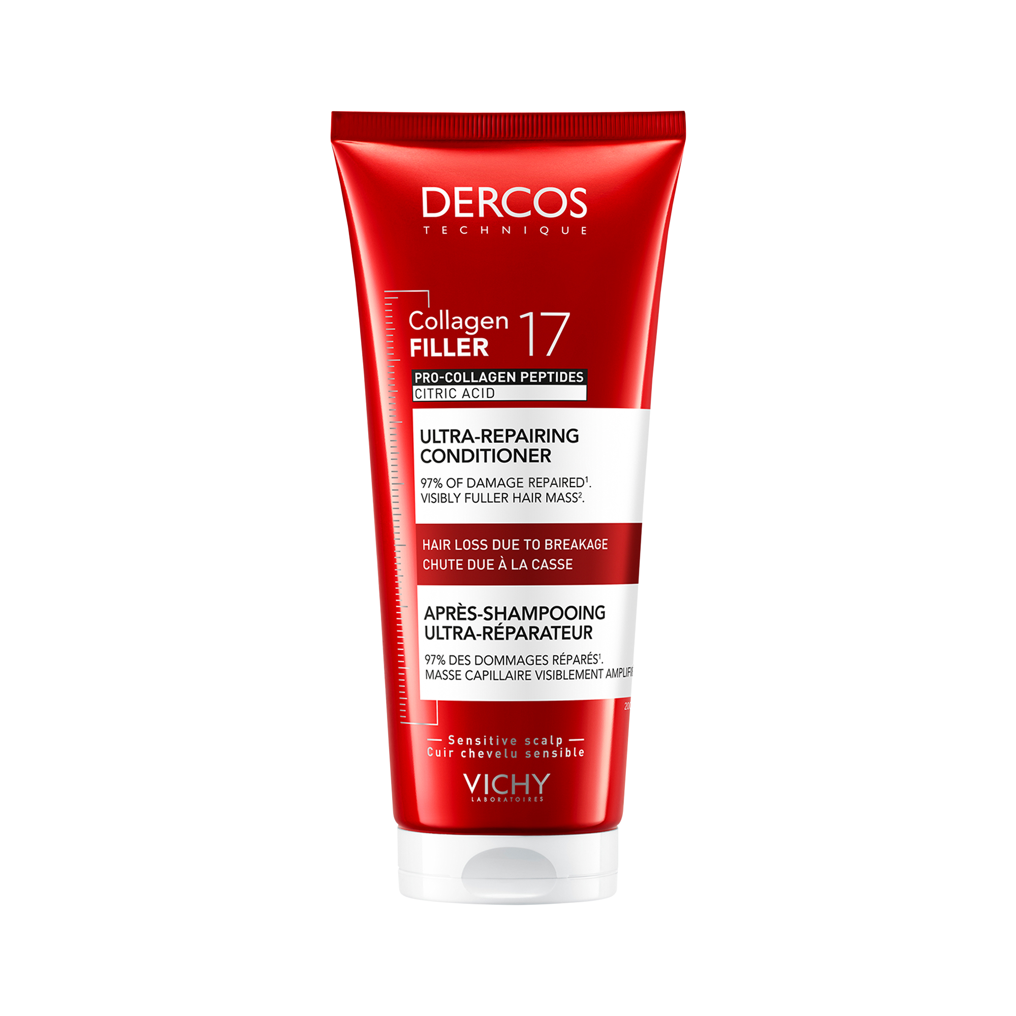 Vichy Collagen 17 Filler ultra-regenerační kondicionér s kyselinou citronovou a pro-kolagenovými peptidy 200 ml