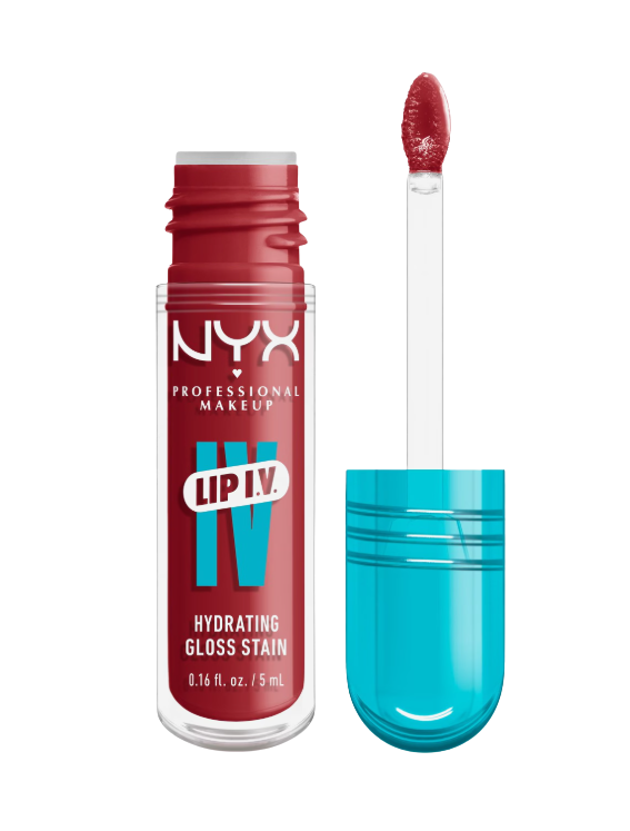 NYX PROFESSIONAL MAKEUP Lip IV Hydrating Gloss Stain, 07 Bubblegum Burst 5 ml