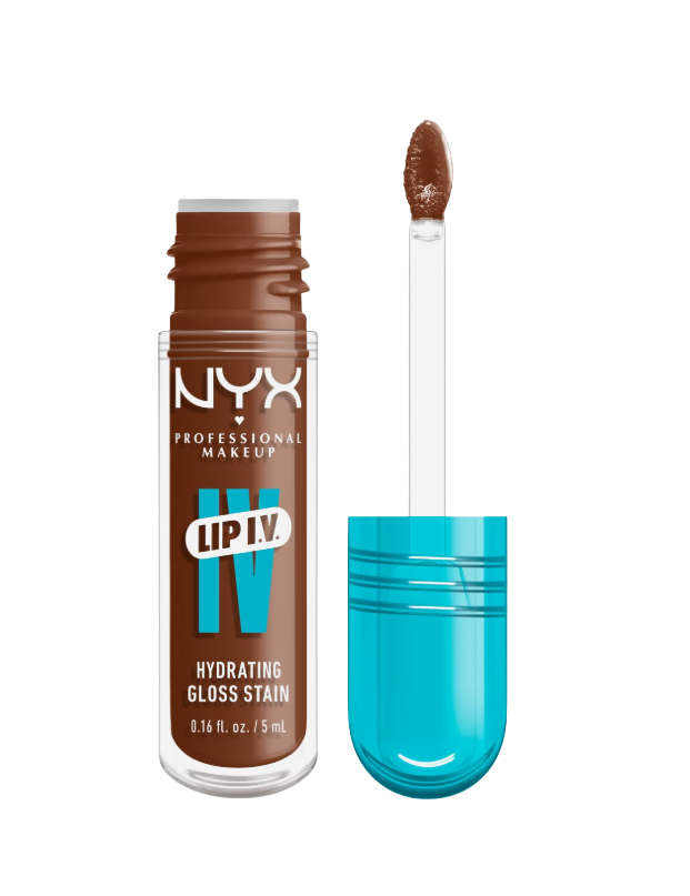 NYX PROFESSIONAL MAKEUP Lip IV Hydrating Gloss Stain, 04 Cocoa Quench 5 ml