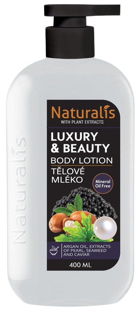 Fotografie NATURALIS Tělové mléko - Luxury & beauty 400 ml