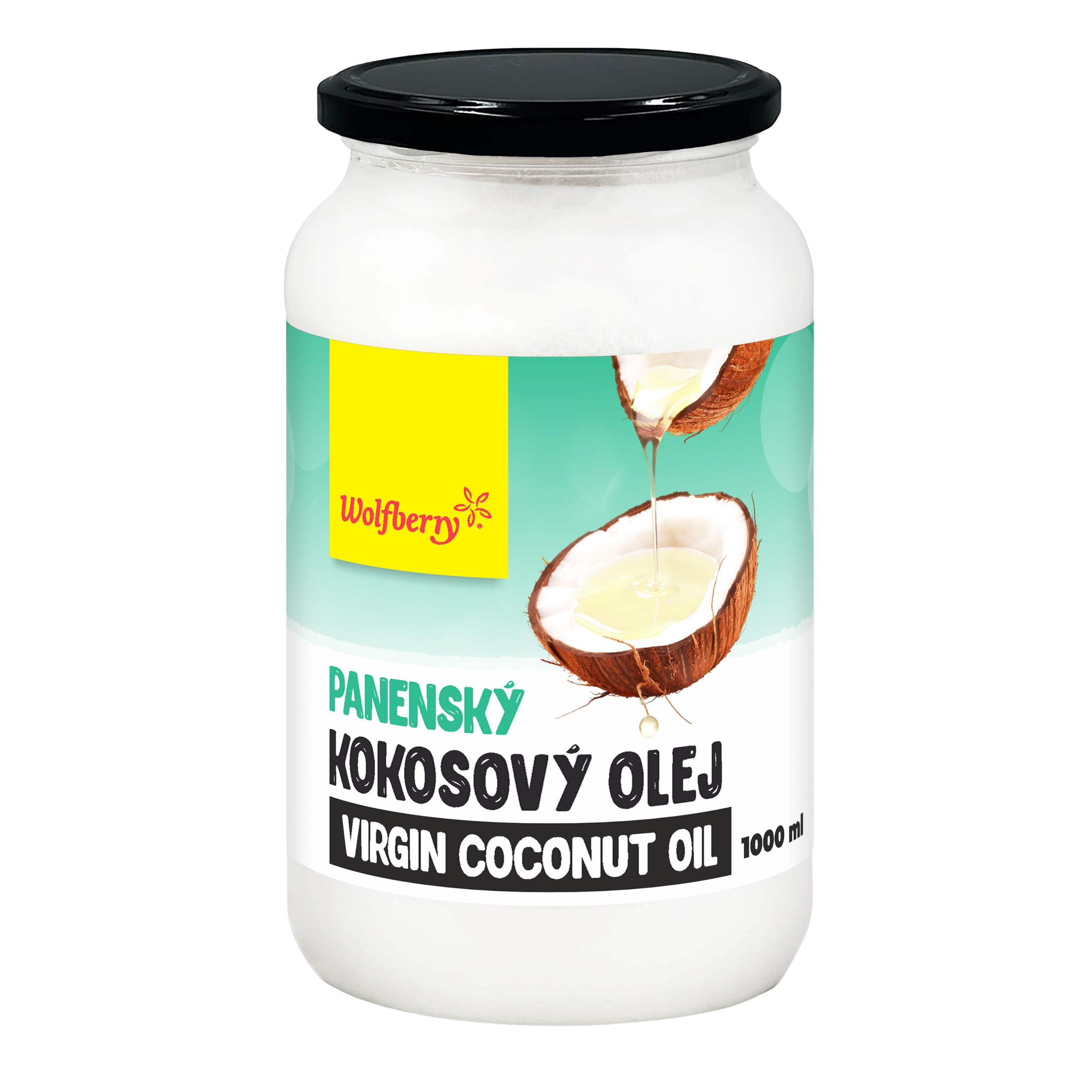 Fotografie WOLFBERRY Panenský kokosový olej 1000 ml