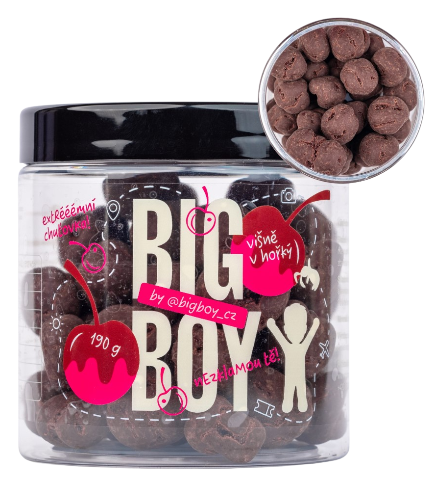 BIG BOY® Višně v tmavé čokoládě 190 g