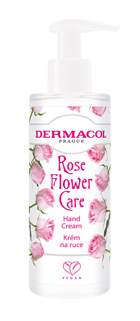 DERMACOL Flower care krém na ruce Růže 150 ml