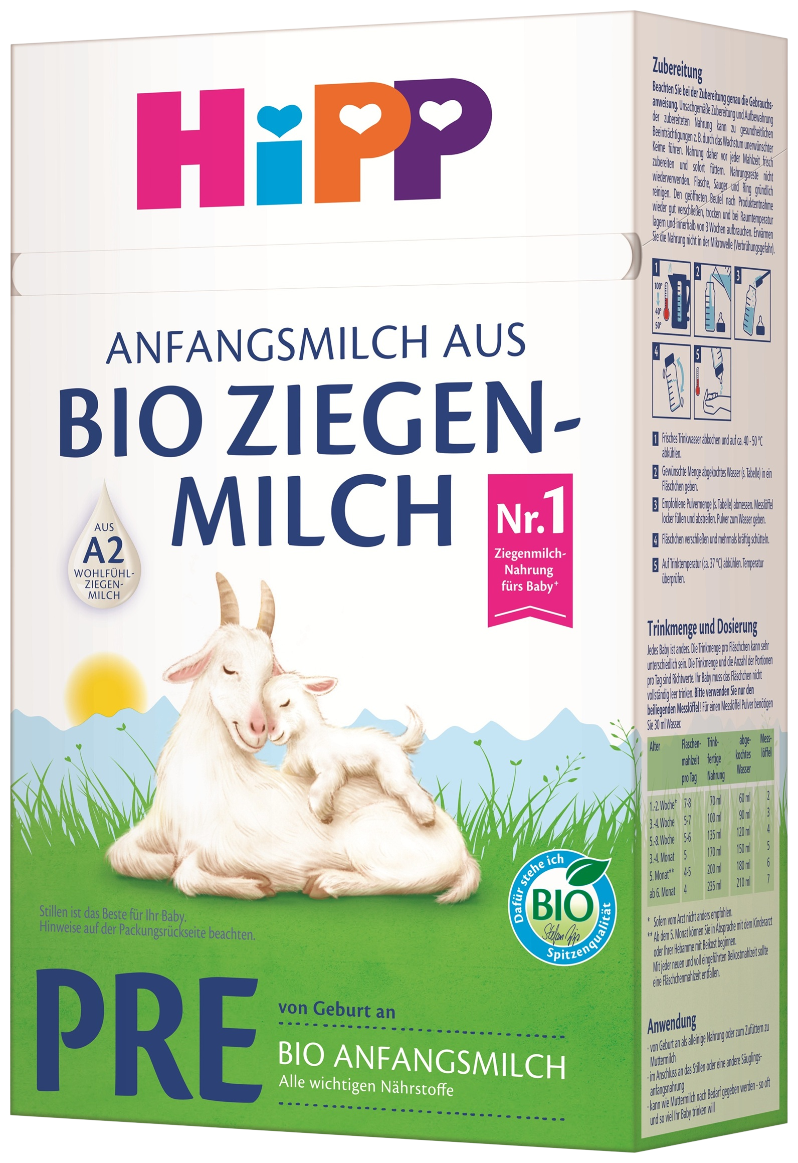 HiPP Mléko 1 BIO kozí 400 g