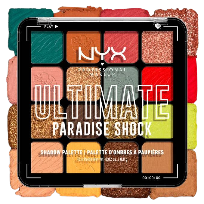 NYX PROFESSIONAL MAKEUP Shadow Palette Paradise Shock paletka očních stínů