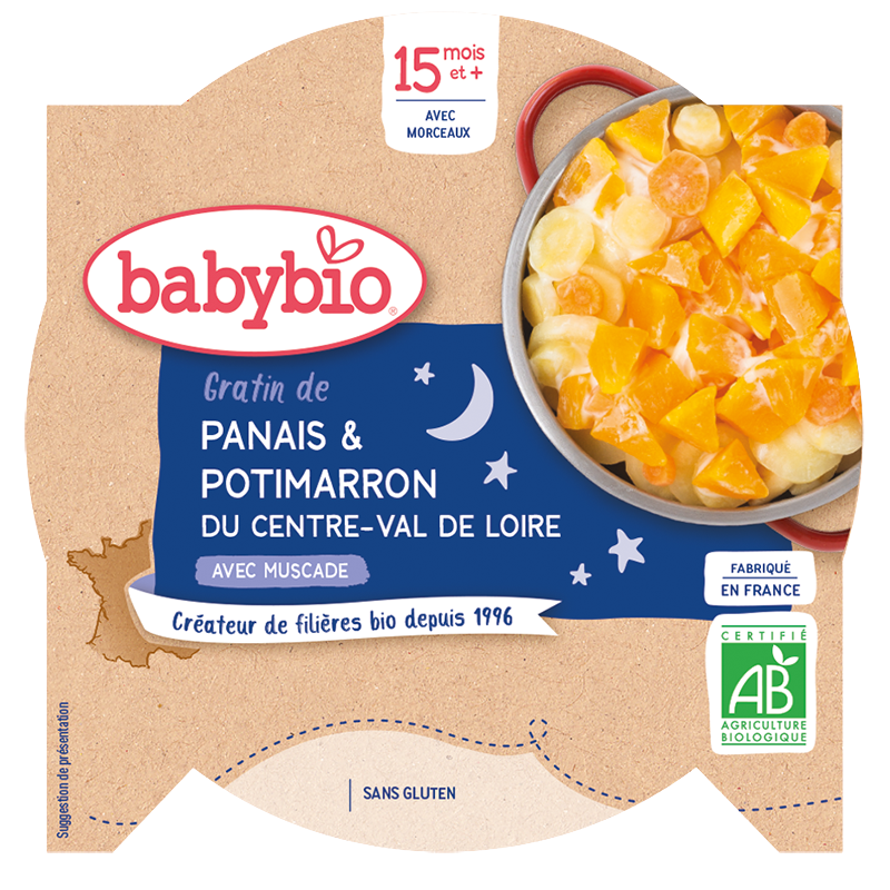 Babybio Večerní menu gratinovaný pastiňák 260 g