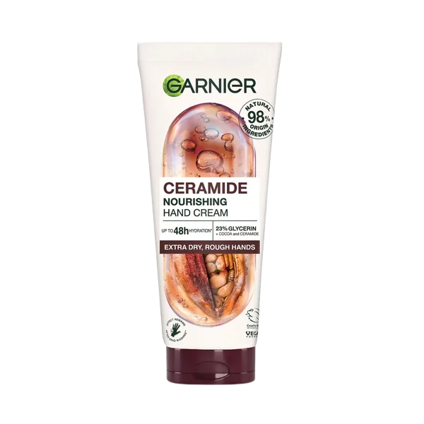 GARNIER Ceramide Nourishing regenerační krém na ruce s kakaem 75 ml