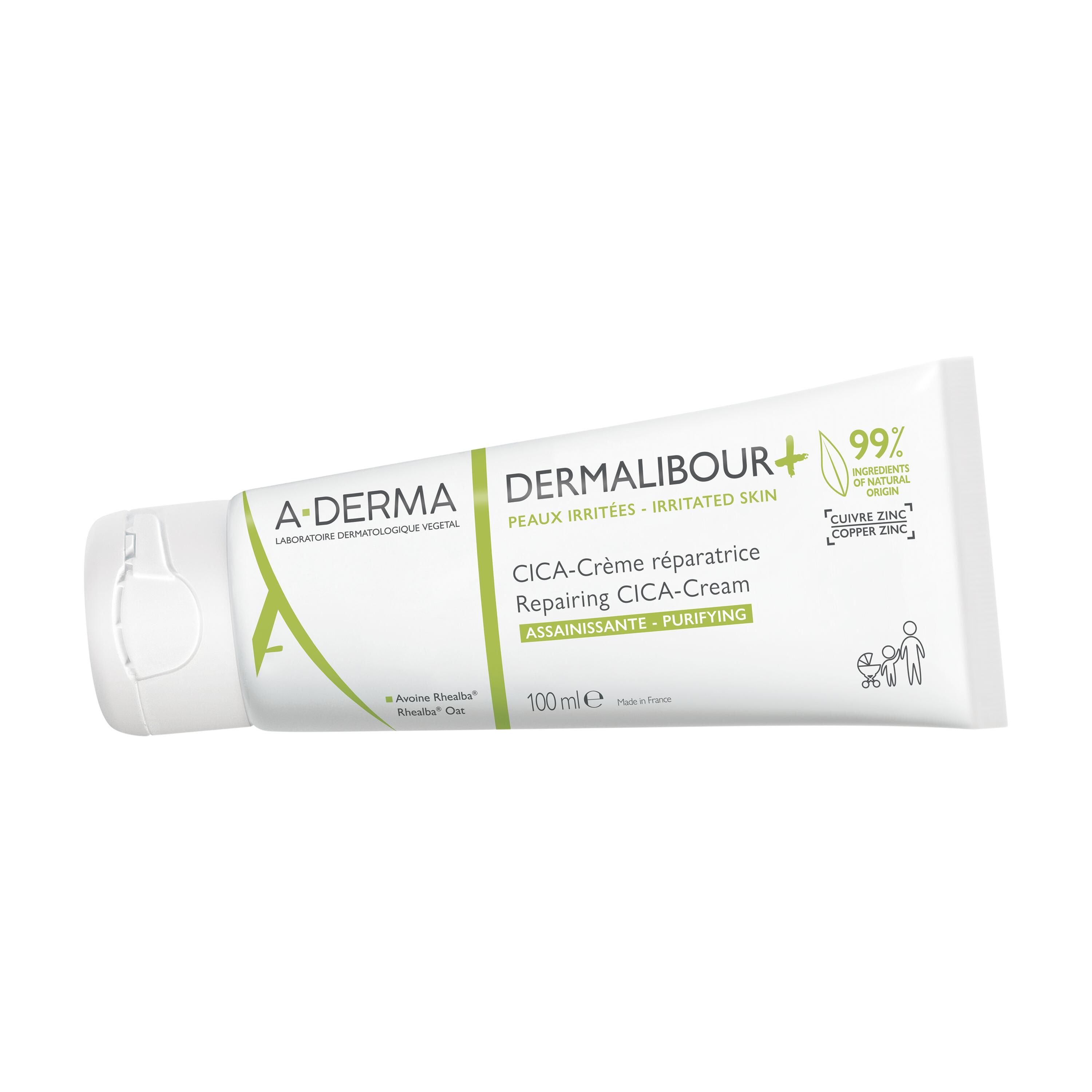 A-Derma Dermalibour+ Reparační CICA-krém pro podrážděnou pokožku 100 ml