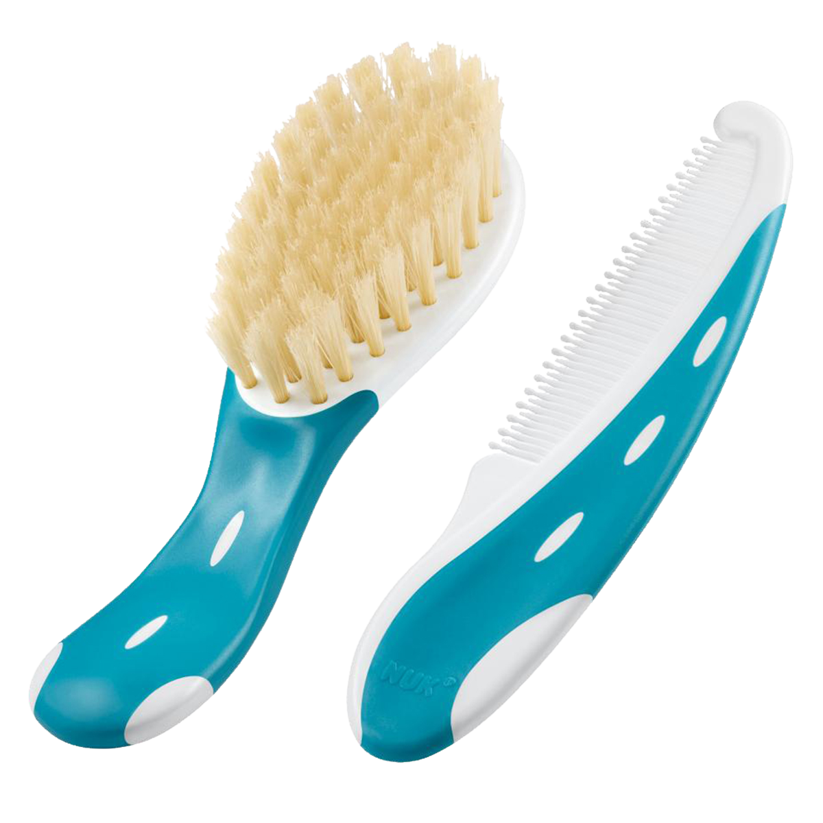 NUK Sada kartáč + hřebínek na vlasy 2 ks