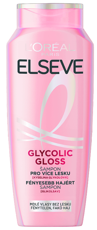 Fotografie L'ORÉAL PARIS Elseve Glycolic Gloss Šampon pro více lesku 400 ml