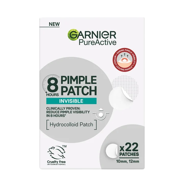 Fotografie GARNIER Hydrokoloidní neviditelné náplasti na nedokonalosti s BHA 22 ks