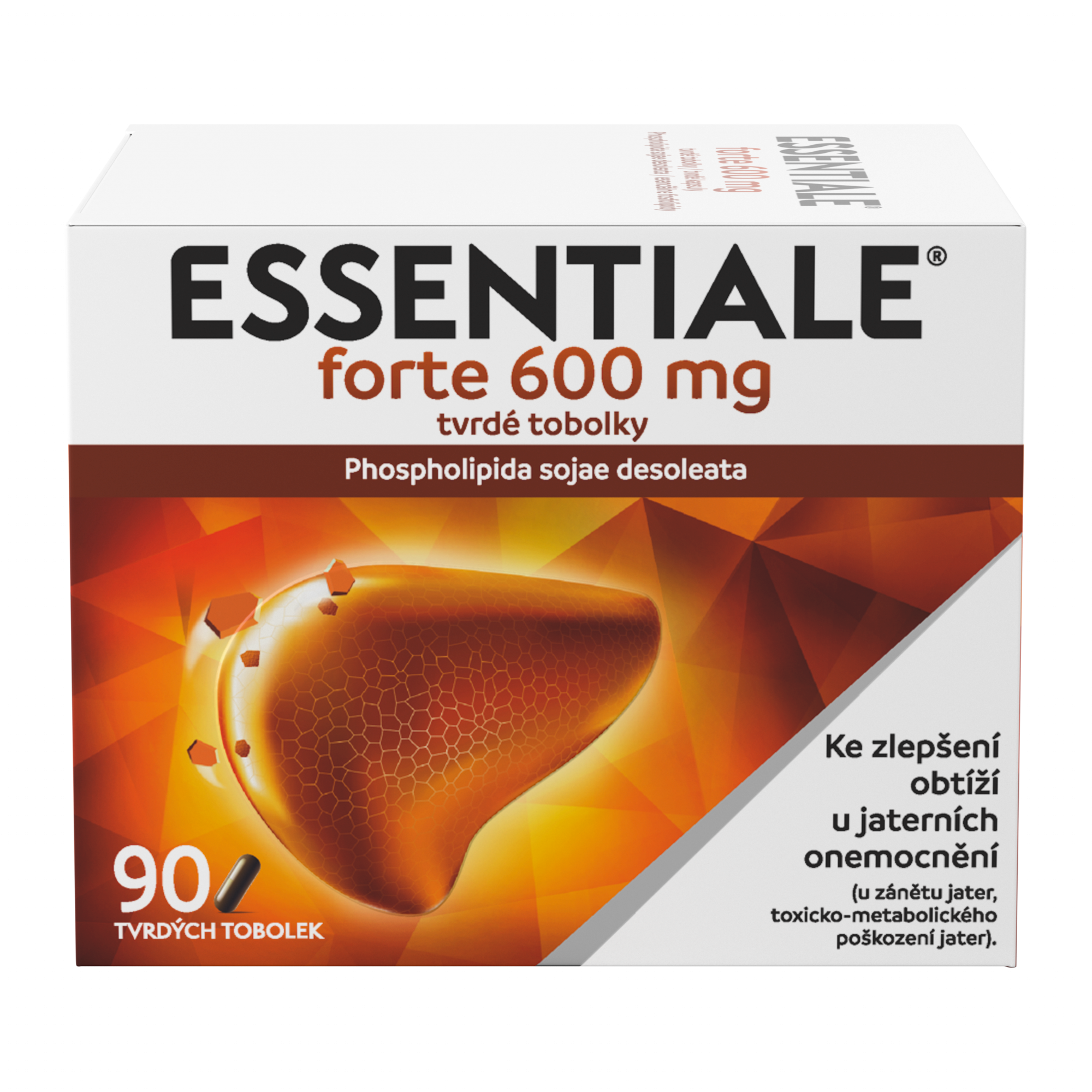 Fotografie ESSENTIALE forte 600mg, 90 tobolek