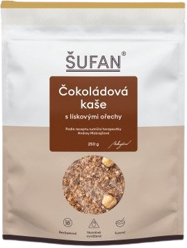 Fotografie ŠUFAN Čokoládová kaše s lískovými ořechy 250 g