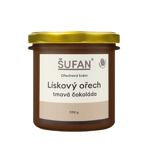 Fotografie ŠUFAN Lískový ořech s tmavou čokoládou 330 g