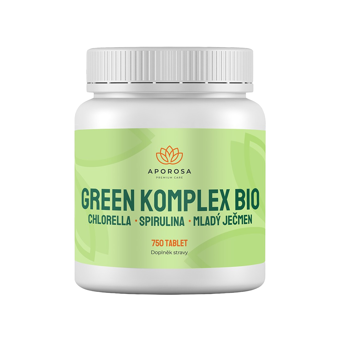Aporosa Green komplex BIO chlorea Mladý jačmen 750 tabliet
