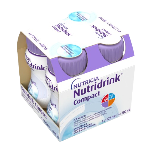 Fotografie NUTRIDRINK Compact s příchutí neutrální 4 x 125 ml