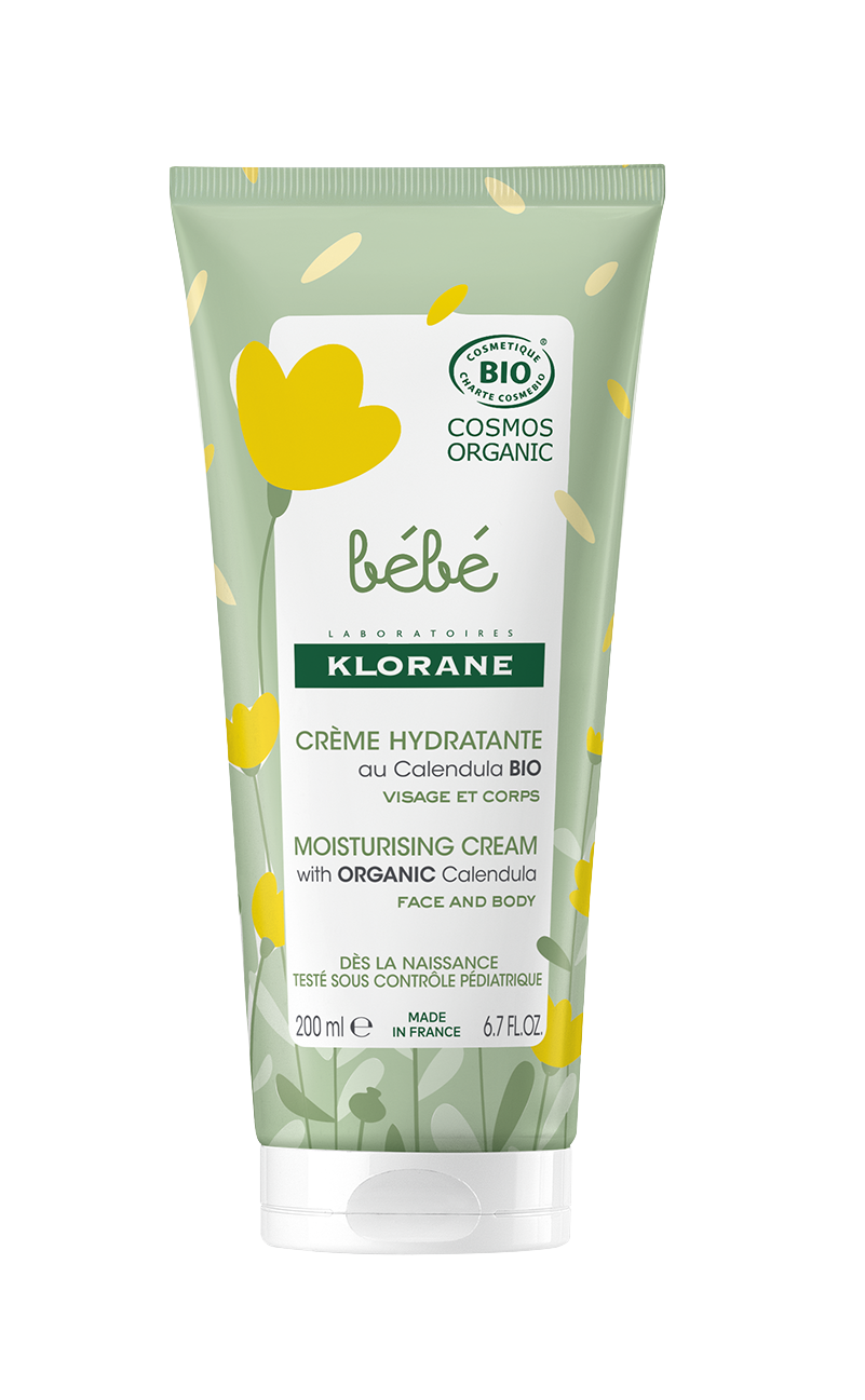 KLORANE BÉBÉ Hydratační krém s Bio měsíčkem 200 ml