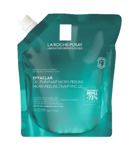La Roche-Posay Effaclar Čistící Mikropeelingový Gel Na Tvář A Tělo S Kyselinou Salicylovou A Lha 400 Ml
