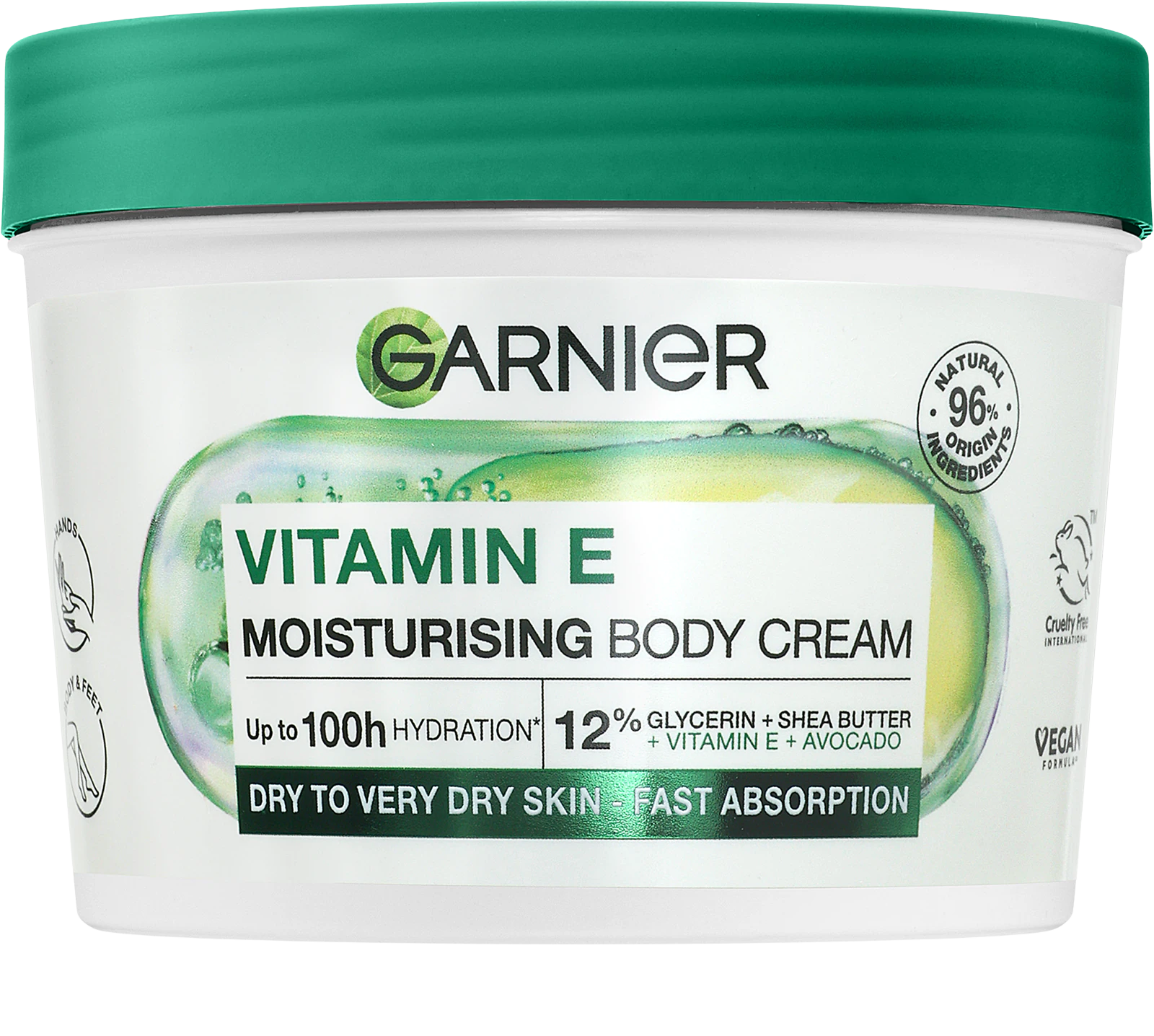 Fotografie GARNIER Body Superfood tělový krém s avokádem 380 ml