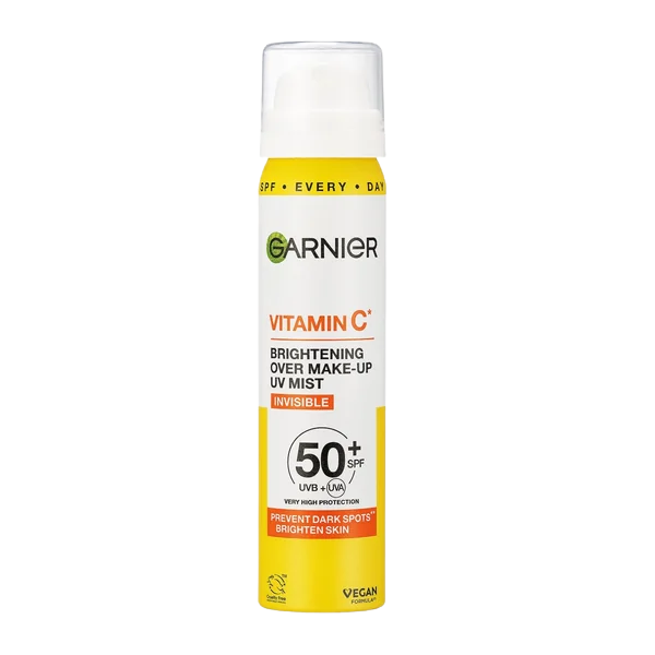 Fotografie GARNIER Vitamin C Rozjasňující pleťová mlha s SPF 50+ 75 ml