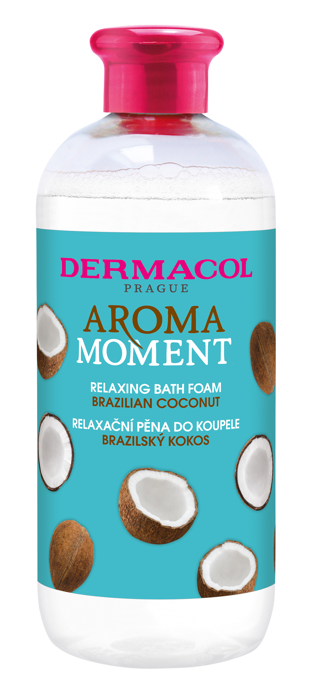 Dermacol Aroma Moment - pěna do koupele - brazilský kokos 500 ml
