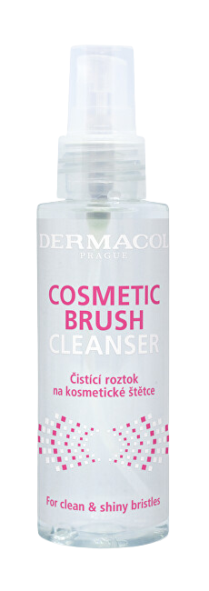 Fotografie DERMACOL Čistící roztok na kosmetické štětce 100 ml