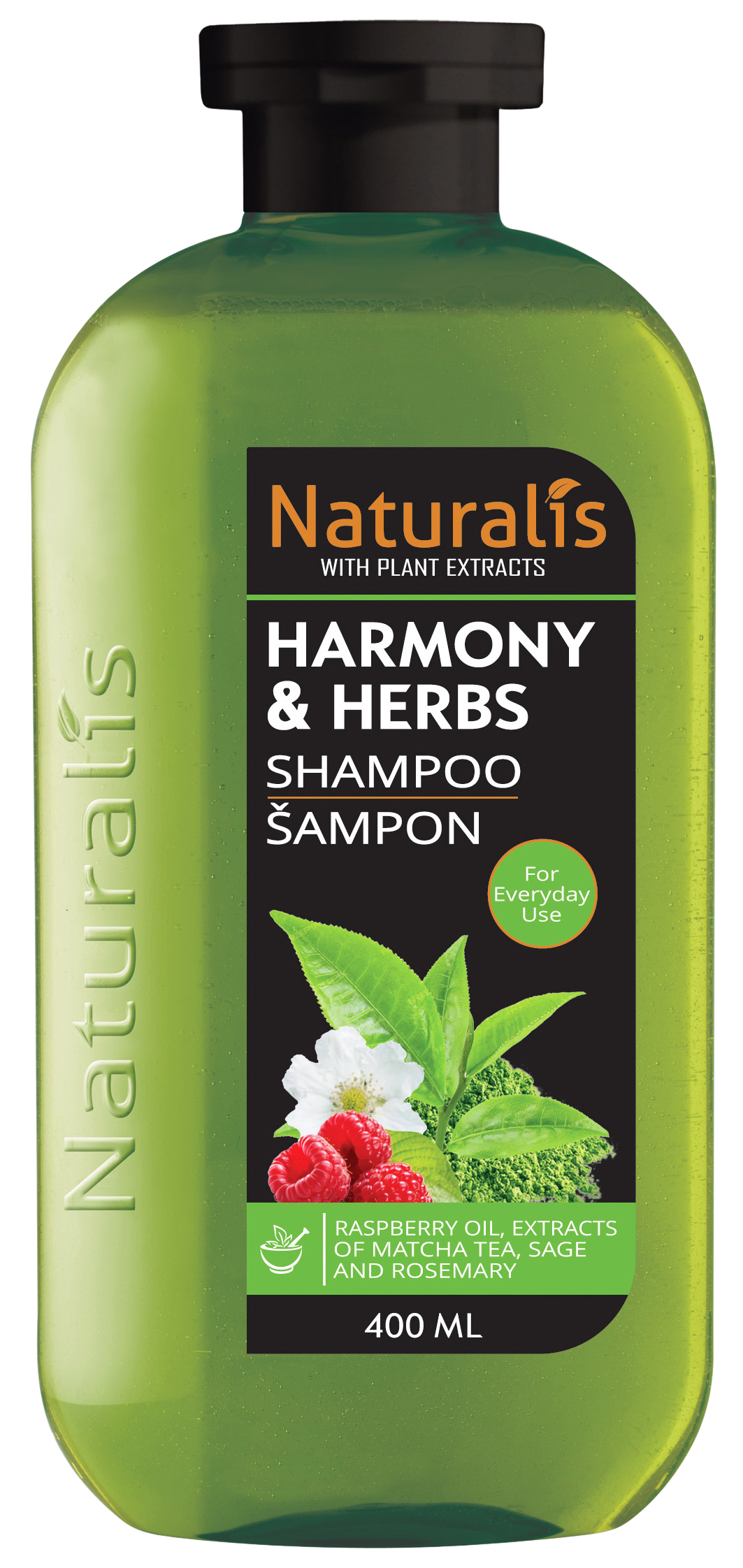 Fotografie NATURALIS Šampon - Harmony & Herbs 400 ml
