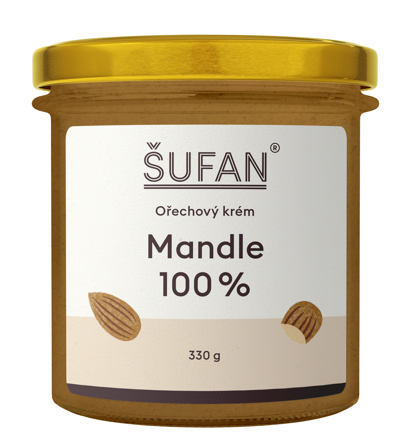 Fotografie ŠUFAN Mandlový krém 330 g