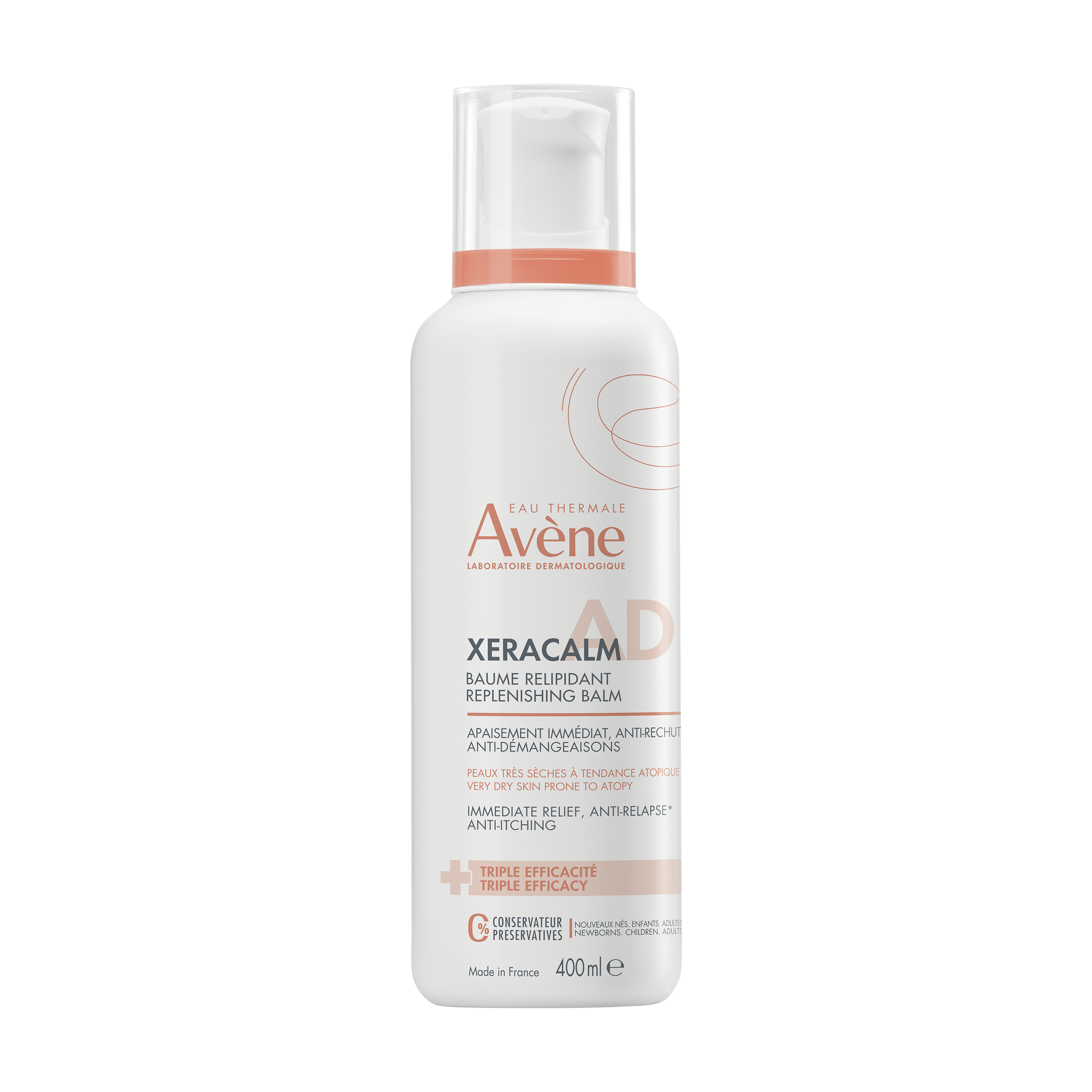 Fotografie AVÈNE XeraCalm A.D. Relipidační balzám 400 ml